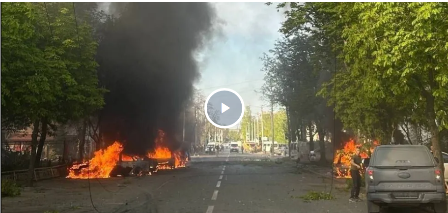 Жах війни на нагрудних камерах: поліція оприлюднила відео авіаудару по Краматорську