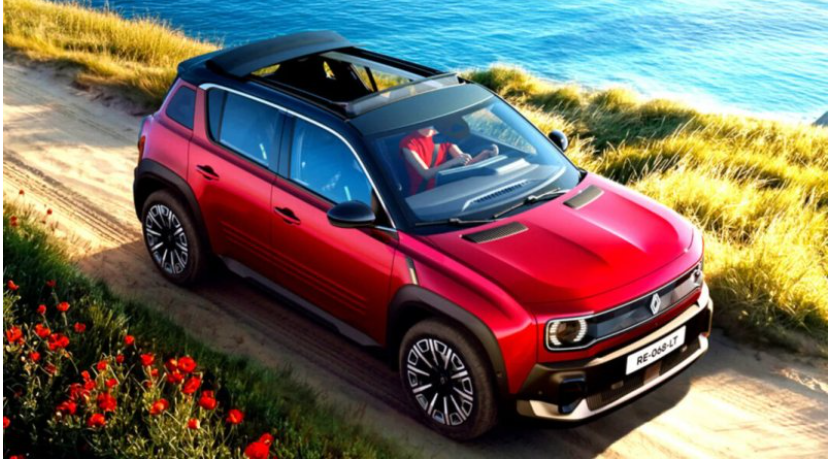 Renault 4 E-Tech отримав особливу версію Plein Sud зі складаним дахом у стилі ретро