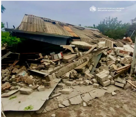 Російські війська атакували чотири райони Дніпропетровщини: двоє загиблих та п'ятеро поранених