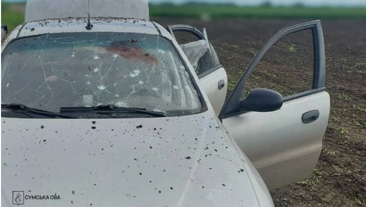 На Сумщині двоє чоловіків загинули після вибуху уламків збитого дрона