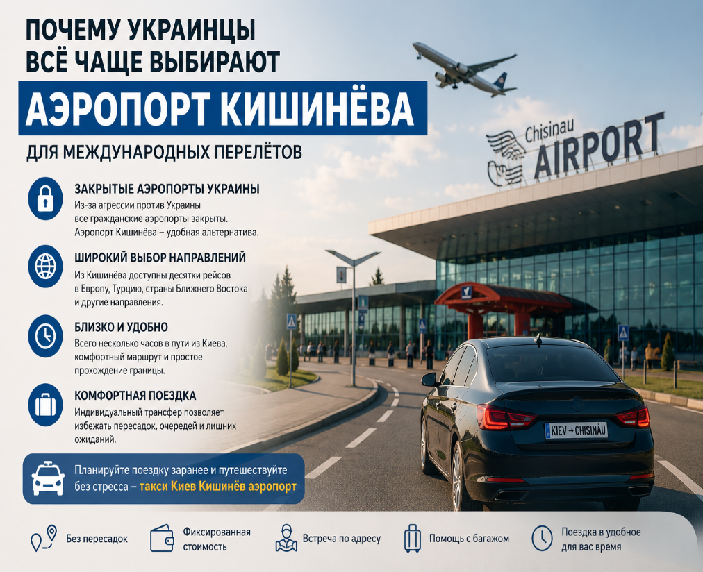 Почему украинцы всё чаще выбирают аэропорт Кишинёва для международных перелётов