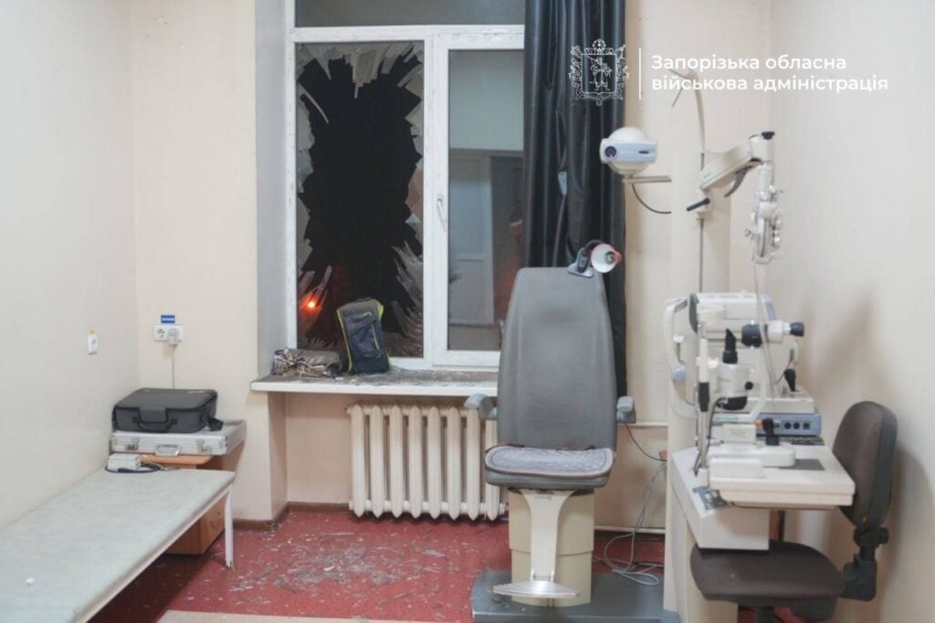 Російські окупанти вдарили по дитячій лікарні у Запоріжжі: діти перебували в укритті