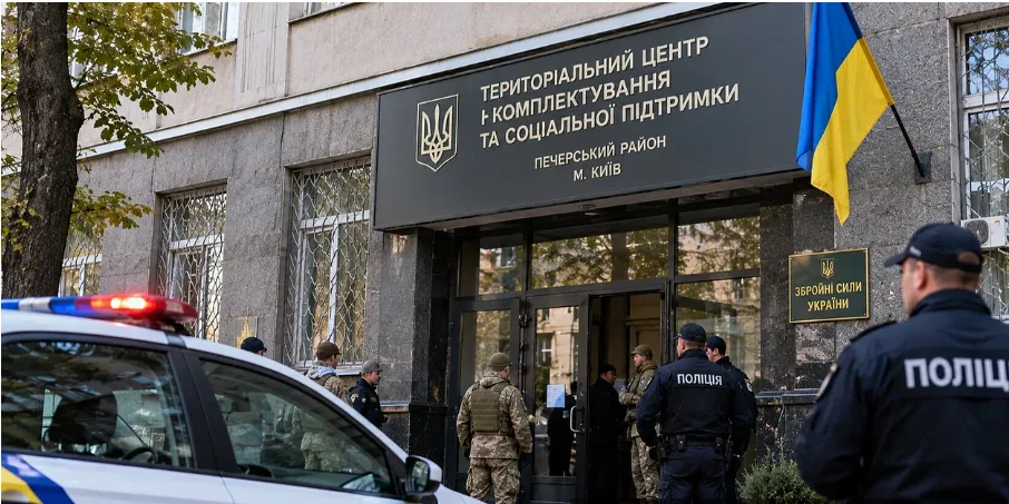 У Києві чоловік влаштував стрілянину в ТЦК: поранені шестеро людей