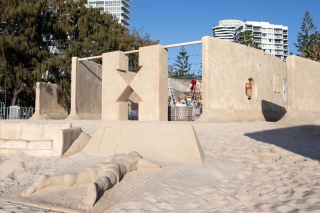 Австралийский хостел из песка