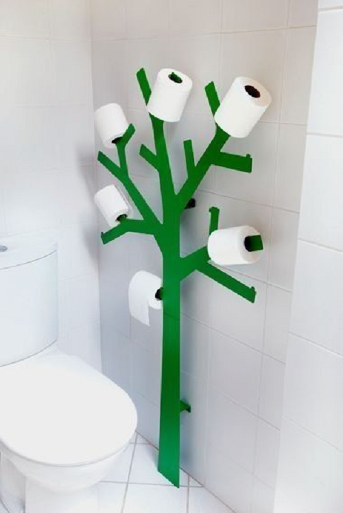 Необычные держатели для туалетной бумаги