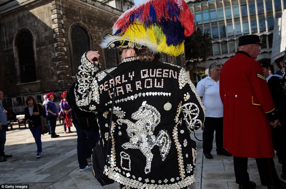 Парад жемчужных королей и королев в Лондоне