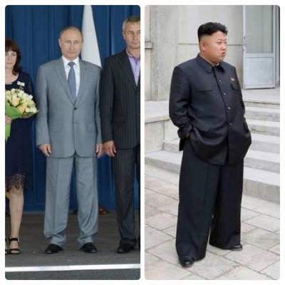 Найдено сходство между Путиным и Ким Чен Ыном, Сеть смеется