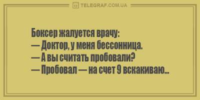 Свежие анекдоты о сложной жизни боксеров и стоматологов