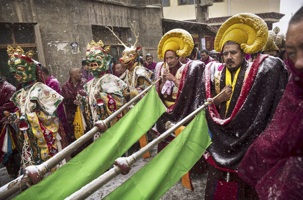 Великий молитвенный фестиваль Монлам в Тибете