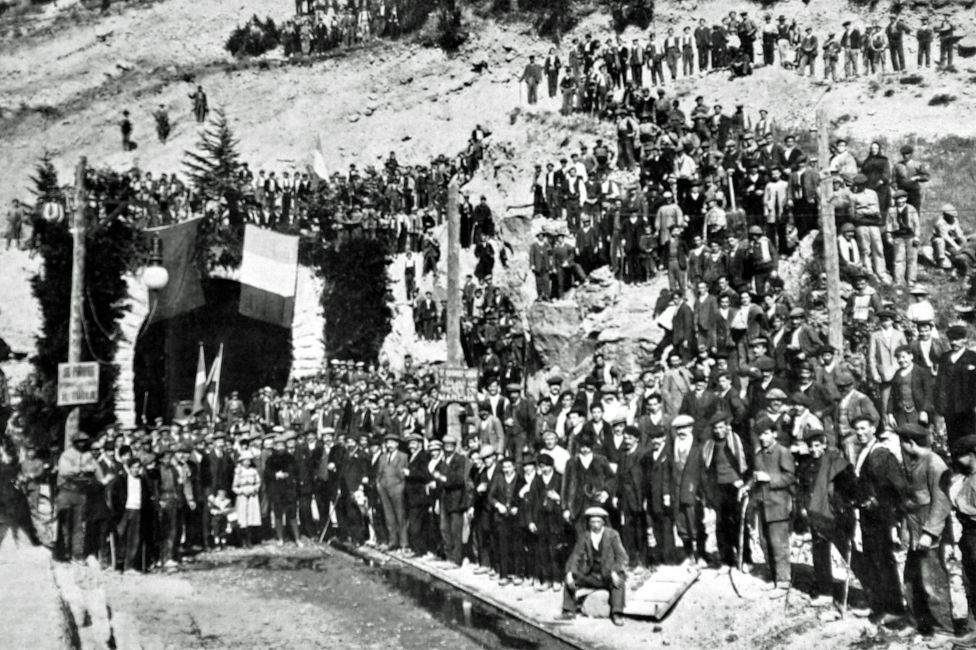 Открытие Сомпортского тоннеля в 1912 года