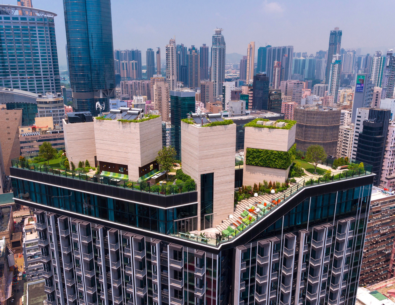Архитектура клубного дома в Гонконге