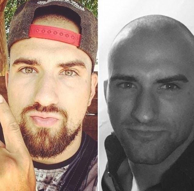 До и после сбривания бороды