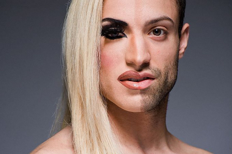 С макияжем и без: фотограф показал настоящие лица трасвеститов
