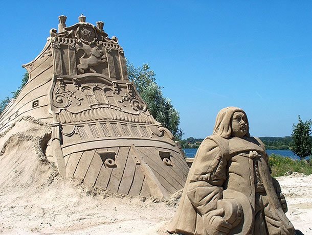 Потрясающие песочные скульптуры