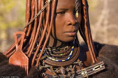 Экзотичная красота женщин из "потерянных племен" Анголы. Фото 