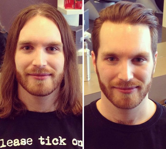 Как меняется мужчина, отказавшийся от длинных волос