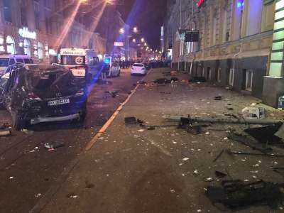Появились кадры с места смертельного ДТП в Харькове. Видео