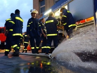 Немцы вызвали пожарных на спасение пива