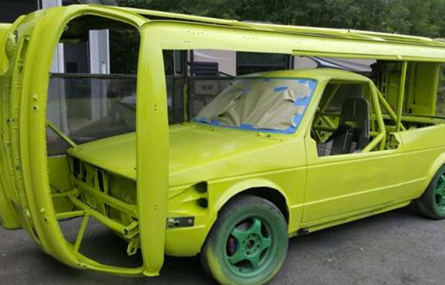 Volkswagen T2, который ездит на боку