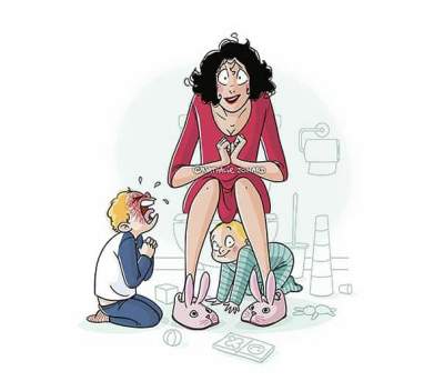 Проблемы молодых мам в забавных комиксах