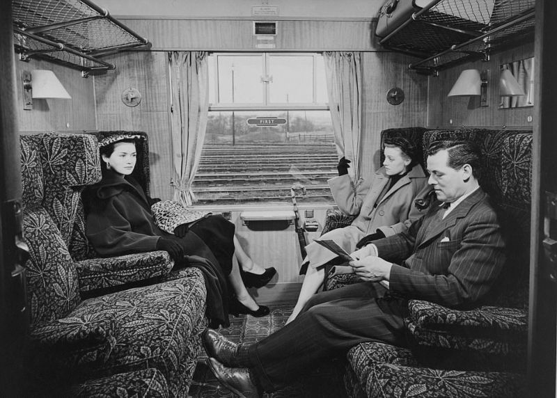 Комфорт британских поездов начала прошлого века