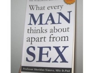 Книга "О чем мужчины думают помимо секса" обошлась без текста