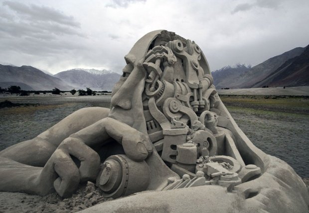 Восхитительные песочные скульптуры