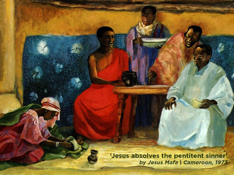 Необычные иконы и иллюстрации с черным Иисусом