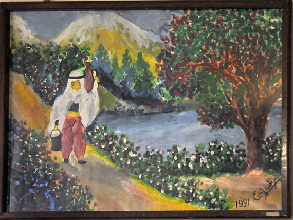 Как отсутствие зрения не лишает Эшрефа Армагана возможности стать известным художником 