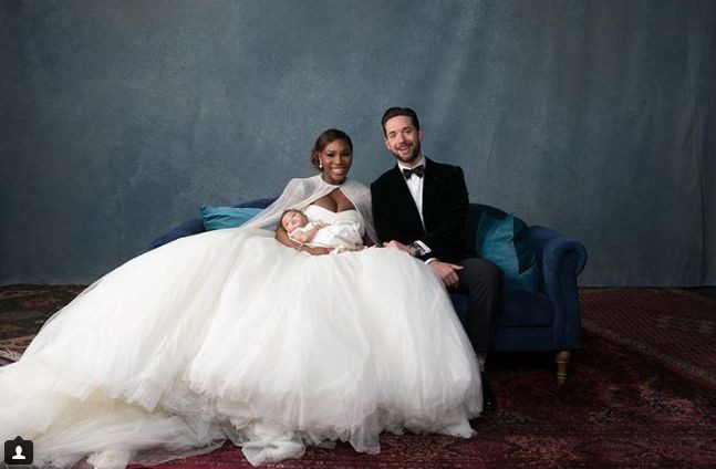 Свадьба в стиле «Красавицы и чудовища»: Серена Уильямс и Алексис Оганян показали первые фото с церемонии