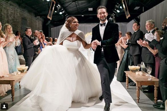 Свадьба в стиле «Красавицы и чудовища»: Серена Уильямс и Алексис Оганян показали первые фото
