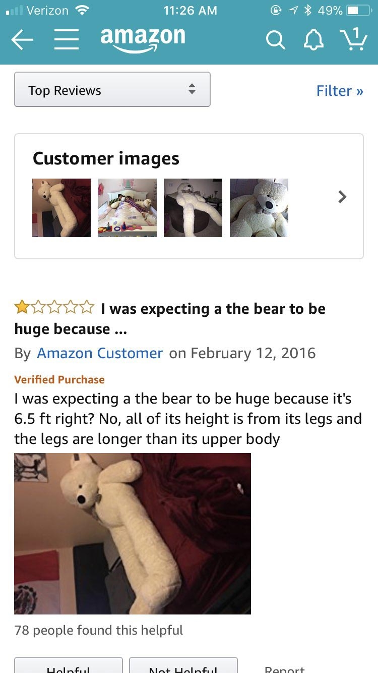 Люди не могут перестать смеяться над этим обманным объявлением о продаже 'огромного' 2-метрового медведя