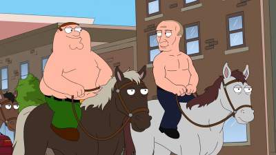 В популярном американском мультике появился полуголый Путин