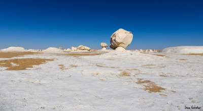 Инопланетные пейзажи египетской Белой пустыни. Фото