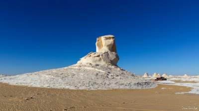 Инопланетные пейзажи египетской Белой пустыни. Фото