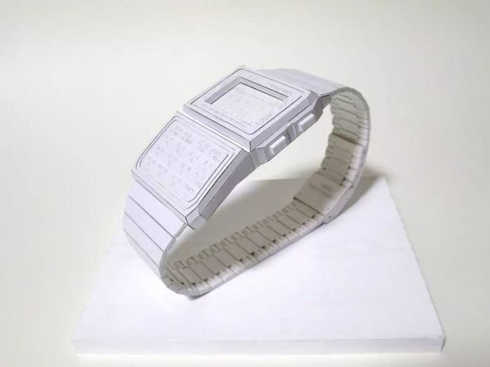 Идеальные копии наручных часов из бумаги