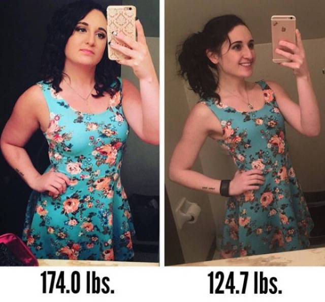 Преображение людей, сбросивших лишний вес