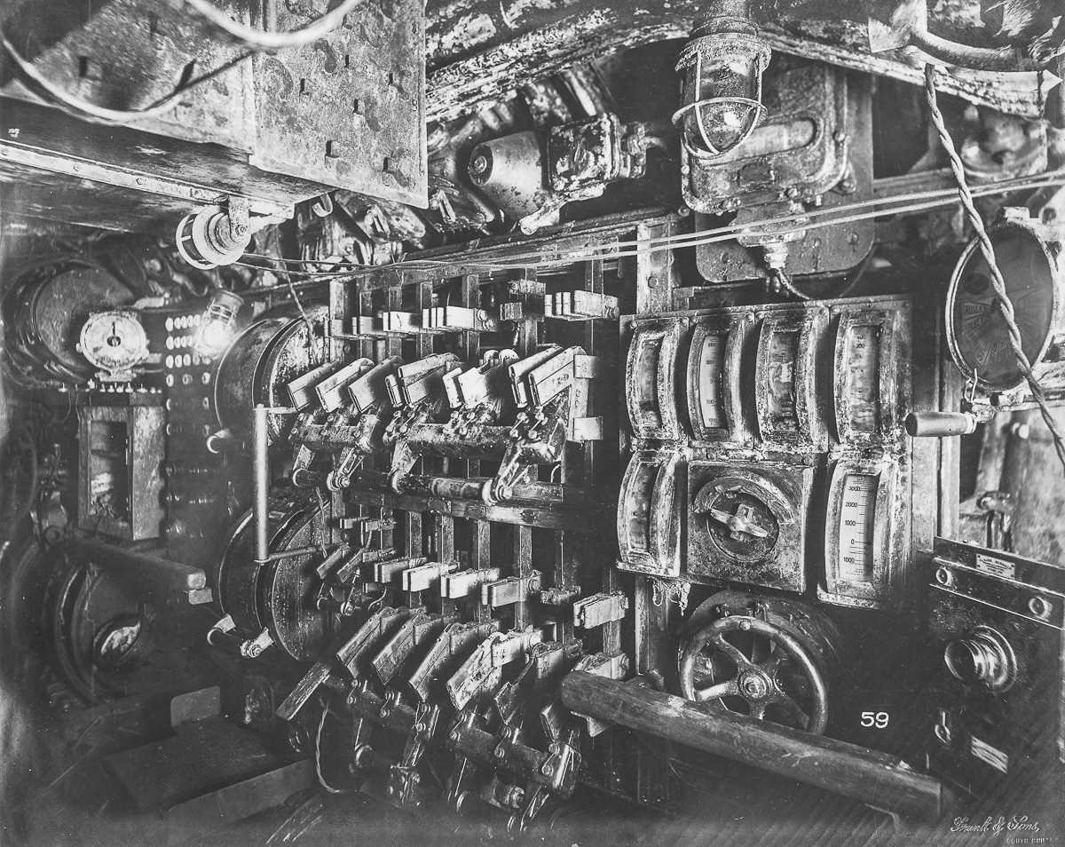Внутри немецкой подводной лодки времен Первой мировой войны