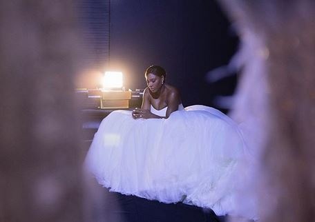 Серена Уильямс показала свое свадебное платье