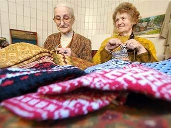 Латвийские пенсионерки