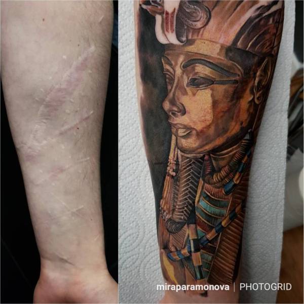 Татуировки, позволяющие преобразить шрамы