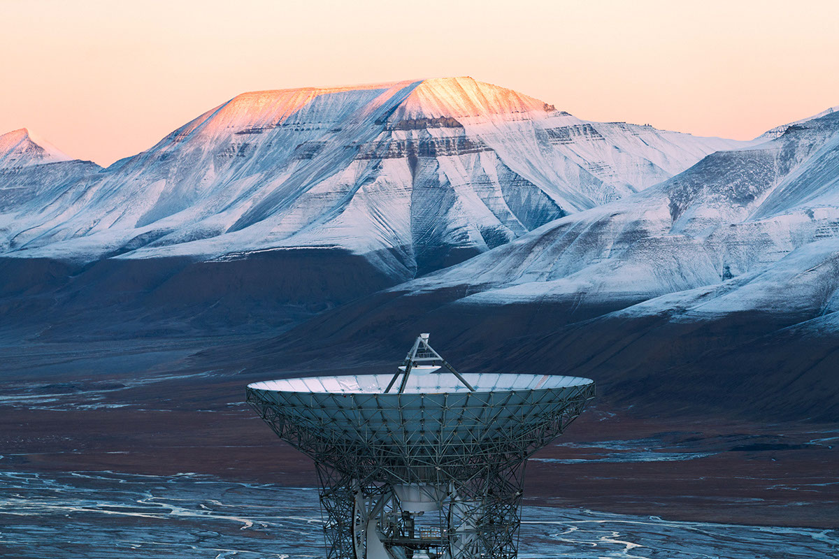 Станция KSAT Satellite Station на снимках Рубена Ву