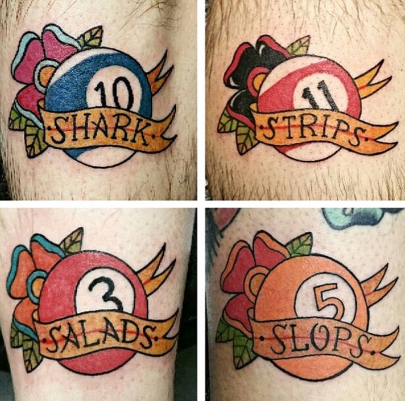 Групповые татуировки настоящих друзей