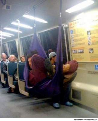 Забавные и странные пассажиры общественного транспорта 