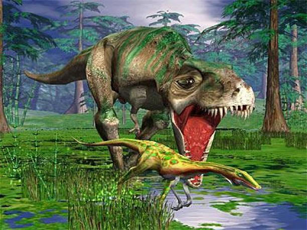 Тираннозавры оказались трусливыми хищниками