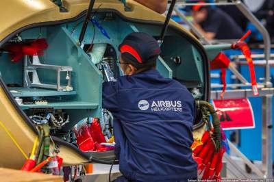 Как собирают вертолеты Airbus. Фото	