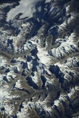 Гималаи в невероятных снимках, сделанных с МКС. Фото