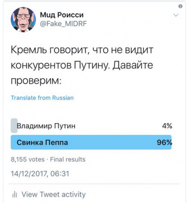 Найден достойный «конкурент» Путина на выборах: соцсети смеются