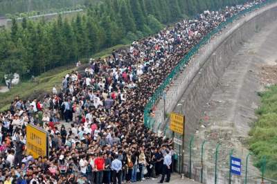 Снимки, доказывающие, насколько перенаселен Китай. Фото