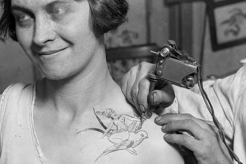 Портреты татуированных женщин прошлого
